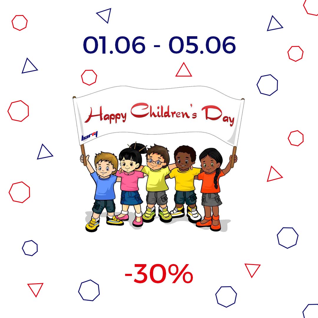 Happy Children's Day! -30% DISCOUNT on children's goods in advance of June 1